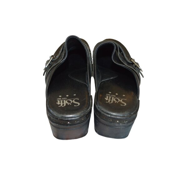 SOFFT Cadee Women's Black Leather Clog Shoes Slip Resistant Womens Size 9 Witchy - Picture 5 of 8